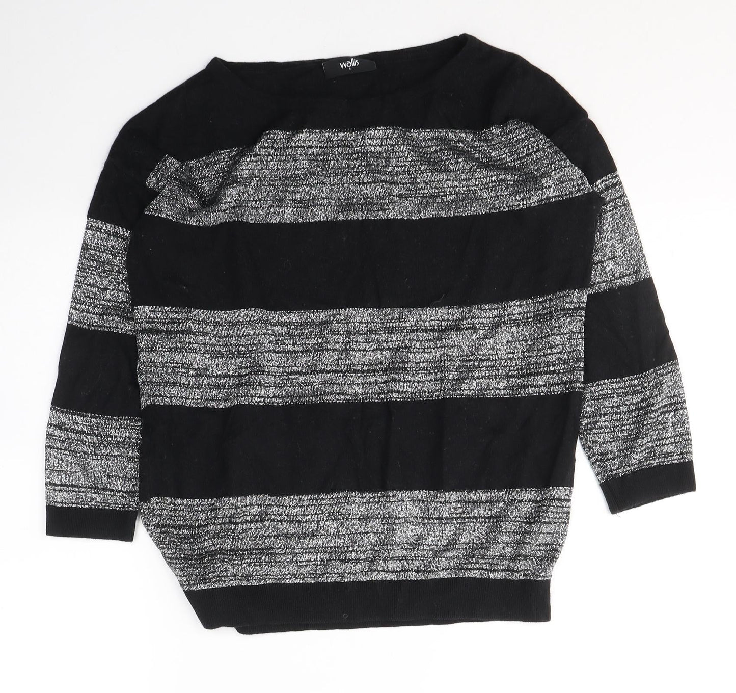 Womens UK Size S Wallis Black Pullover Jumper