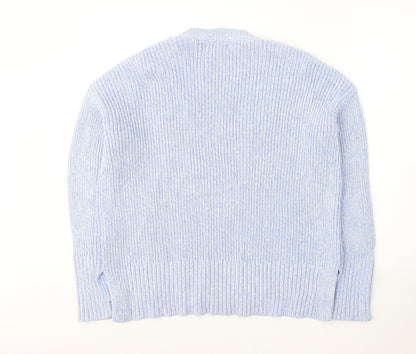 Womens UK Size 12 Marks and Spencer Blue Pullover Jumper