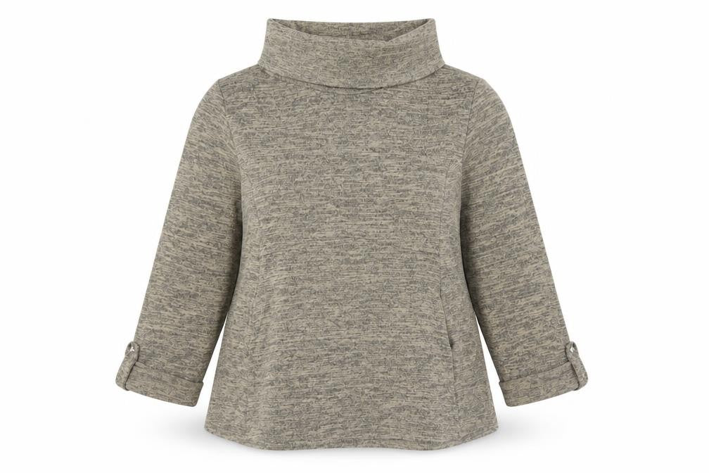 Womens UK Size 16 Preworn Brown Pullover Jumper