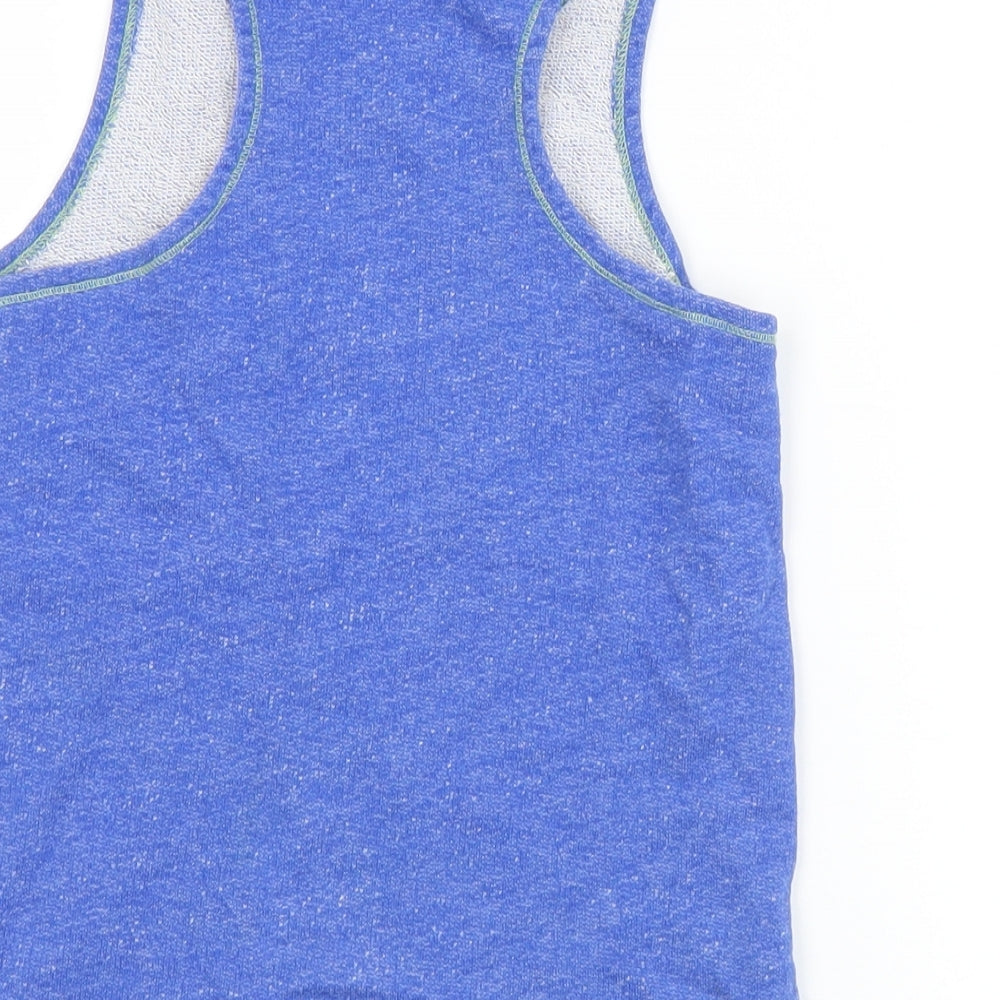 NEXT Girls Blue  Cotton Camisole Tank Size 8 Years Round Neck  - NY