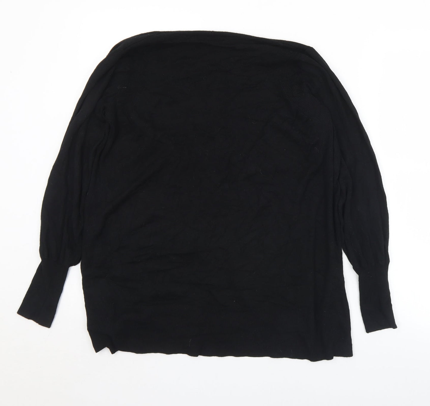Womens UK Size S Marks and Spencer Black Cardigan Jumper