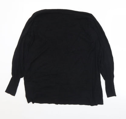 Womens UK Size S Marks and Spencer Black Cardigan Jumper