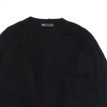 Womens UK Size S Marks and Spencer Black Cardigan Jumper
