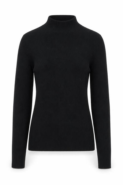 Womens UK Size XS Preworn Black Pullover Jumper