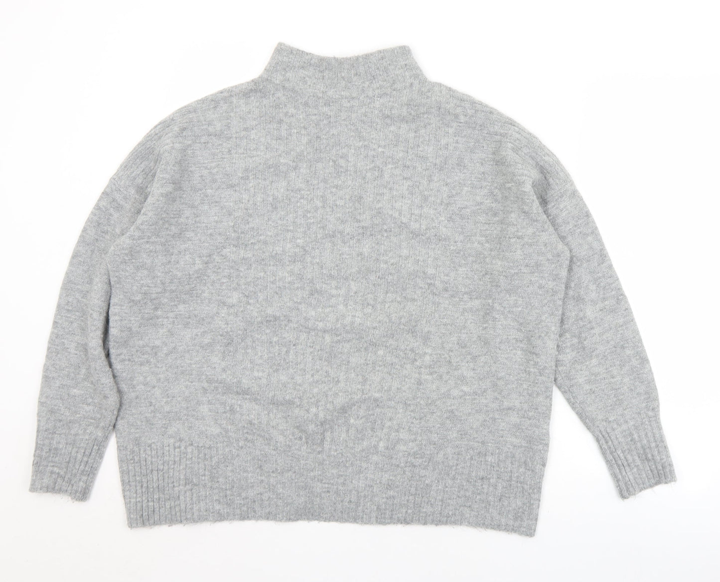Womens UK Size 12 Warehouse Grey Pullover Jumper