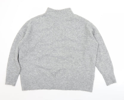 Womens UK Size 12 Warehouse Grey Pullover Jumper