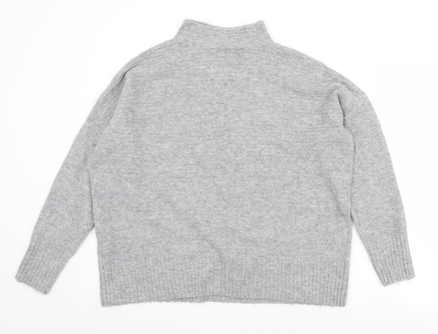 Womens UK Size 12 Warehouse Grey Pullover Jumper