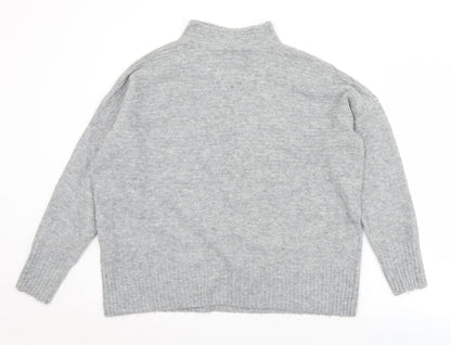 Womens UK Size 12 Warehouse Grey Pullover Jumper