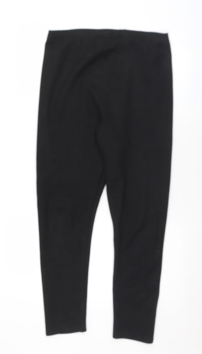 Womens UK Size 14 Jeff & Co Slim Fit  Black Trousers