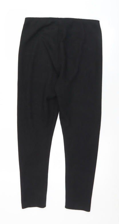 Womens UK Size 14 Jeff & Co Slim Fit  Black Trousers