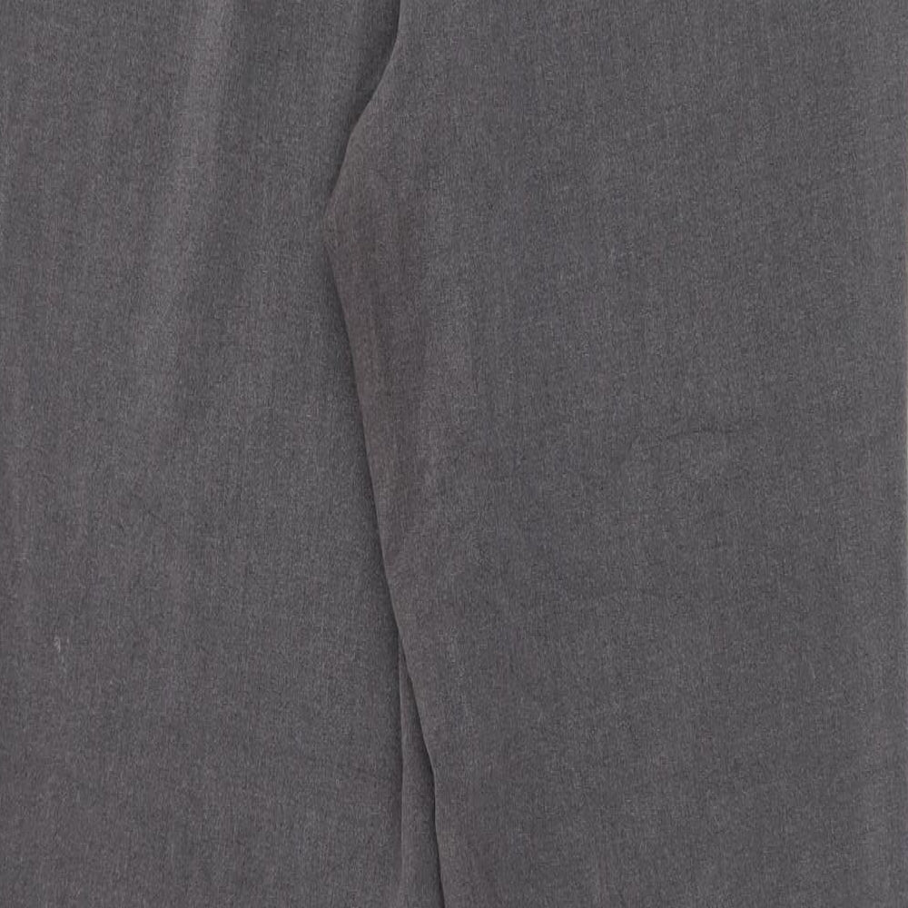 Doris Womens Grey  Polyester Dress Pants Trousers Size 12 L32 in Regular
