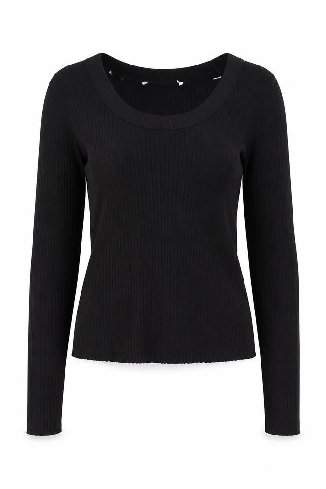 Womens UK Size L Selected Black Pullover Jumper