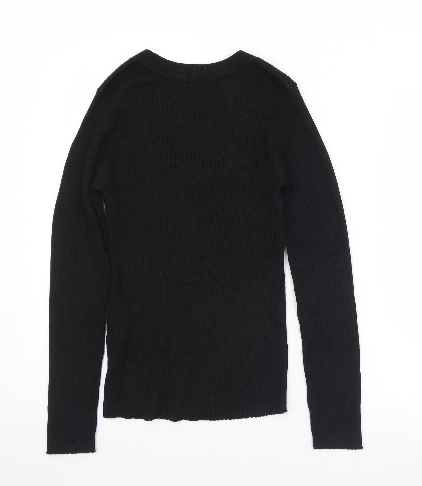 Womens UK Size L Selected Black Pullover Jumper