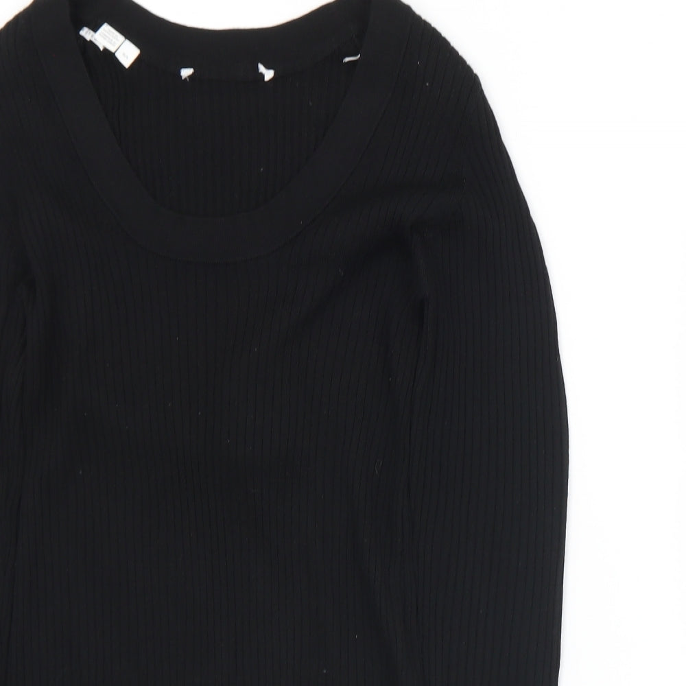 Womens UK Size L Selected Black Pullover Jumper