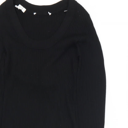 Womens UK Size L Selected Black Pullover Jumper