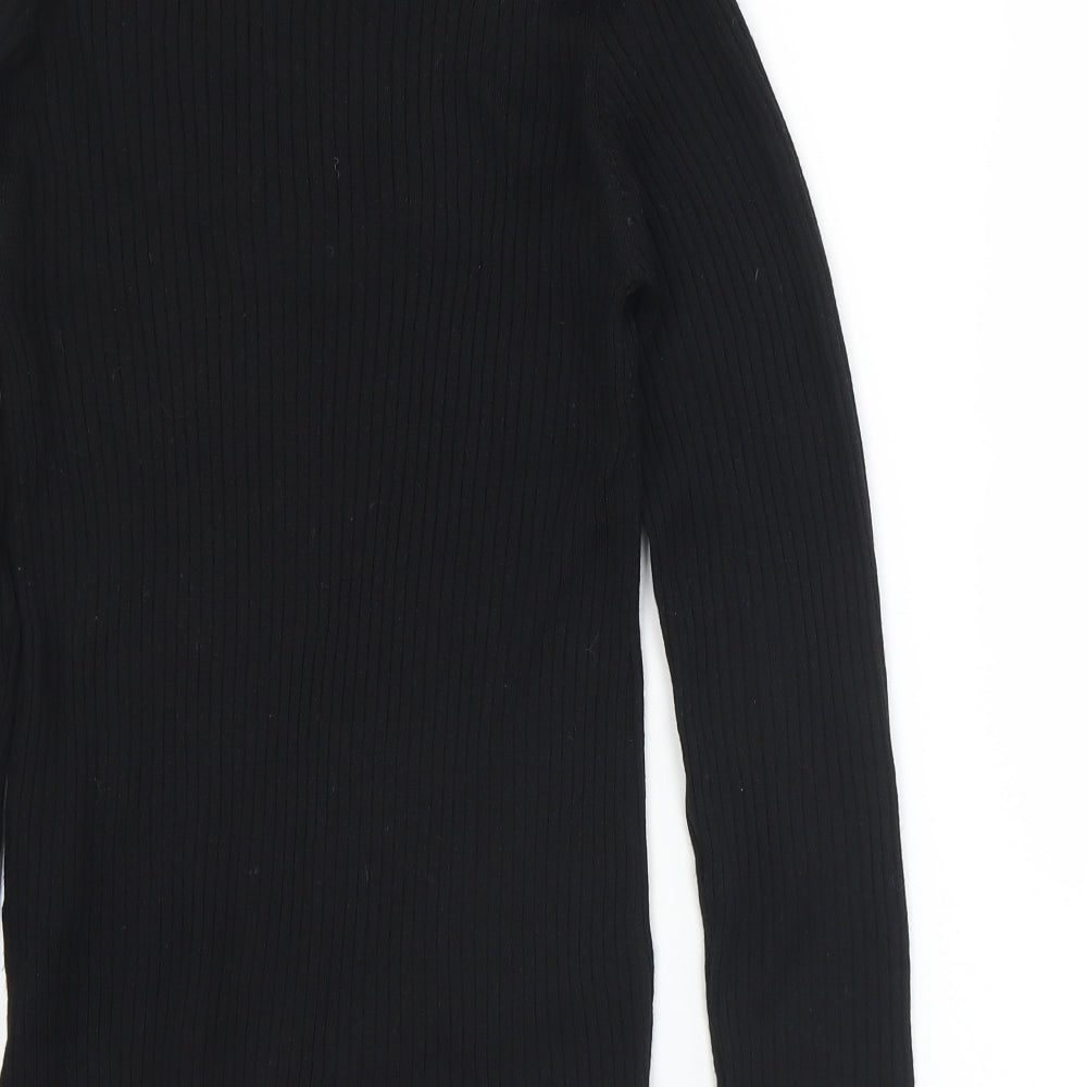 Womens UK Size L Selected Black Pullover Jumper