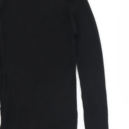 Womens UK Size L Selected Black Pullover Jumper