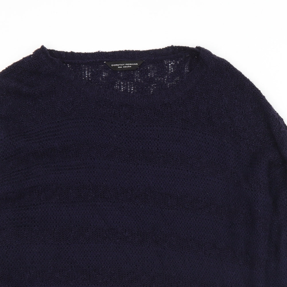 Womens UK Size 16 Dorothy Perkins Blue Pullover Jumper