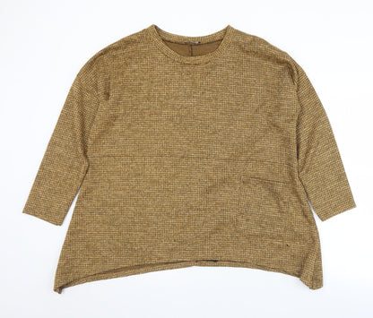 Womens UK Size S Roman Gold Pullover Jumper