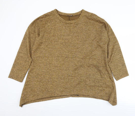Womens UK Size S Roman Gold Pullover Jumper