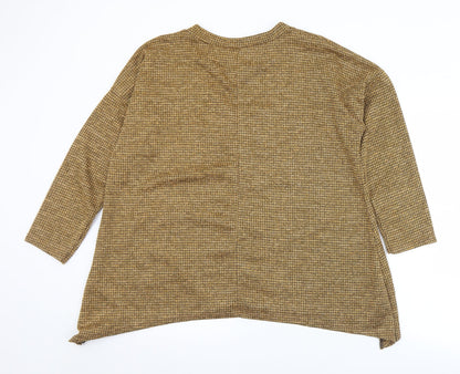 Womens UK Size S Roman Gold Pullover Jumper