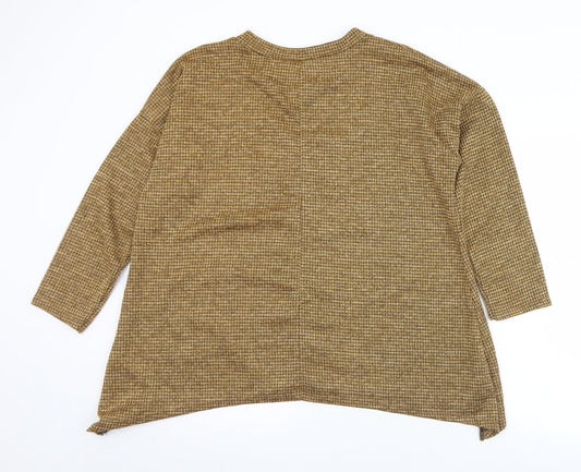 Womens UK Size S Roman Gold Pullover Jumper