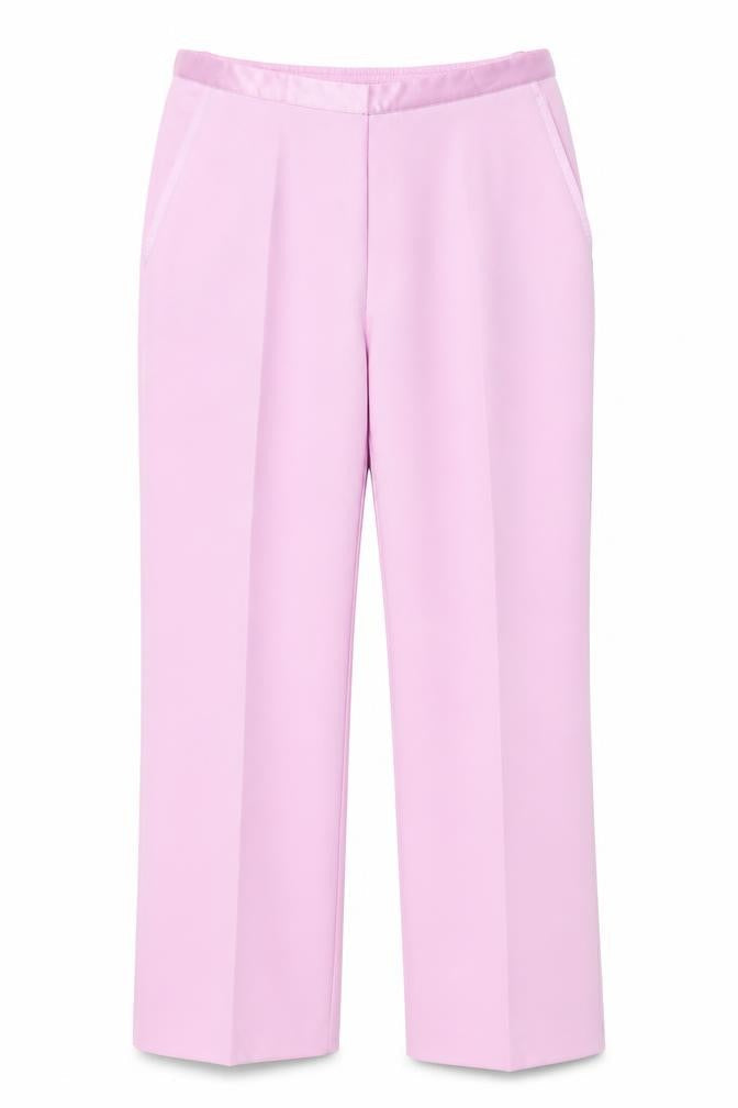 Womens UK Size 14 Damart Regular Fit  Purple Trousers