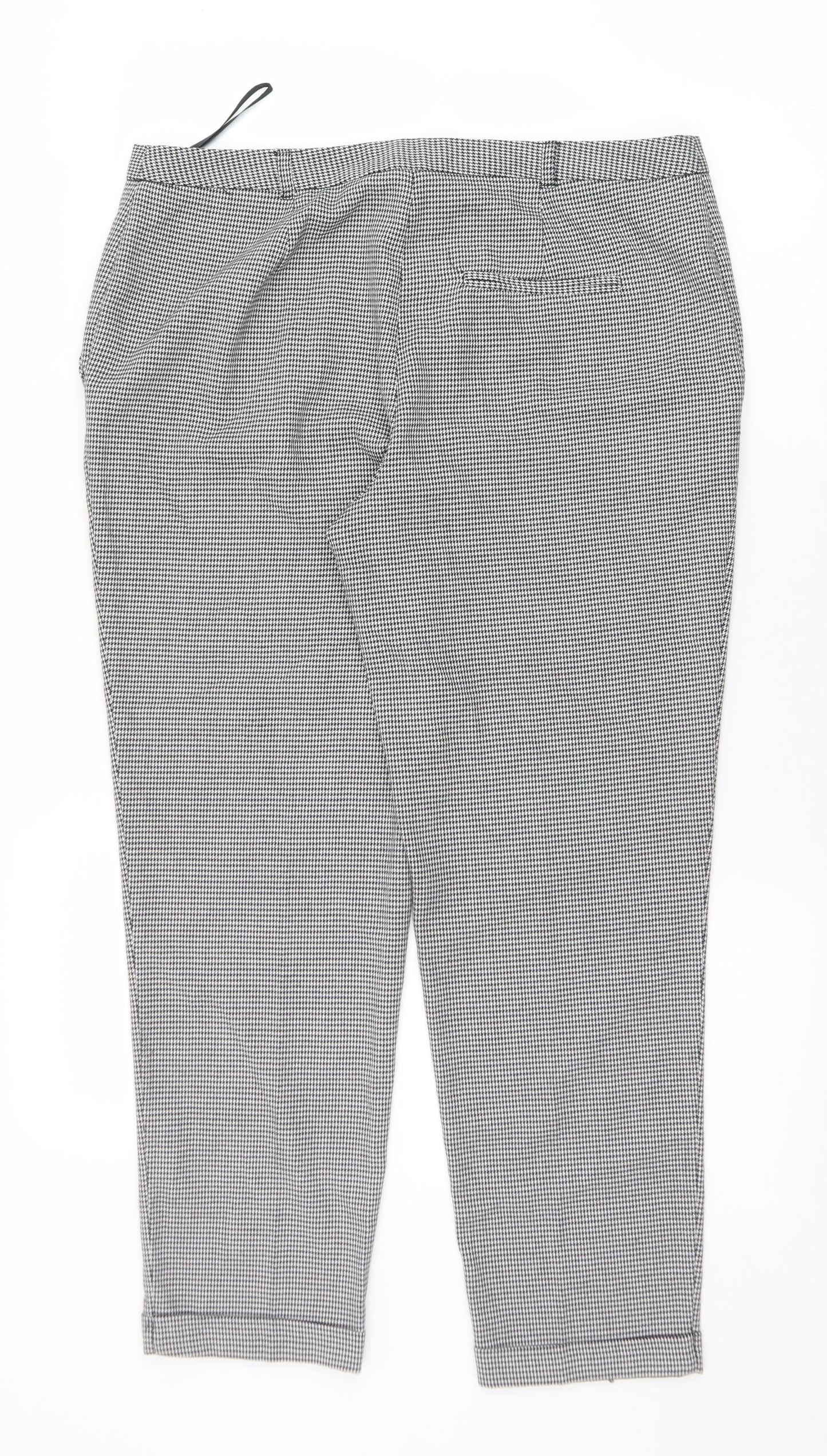 Womens UK Size 14 Papaya Regular Fit Dress Pants White Trousers