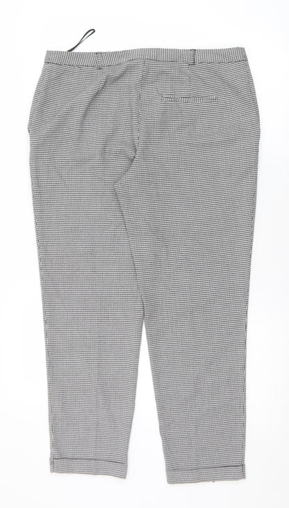 Womens UK Size 14 Papaya Regular Fit Dress Pants White Trousers