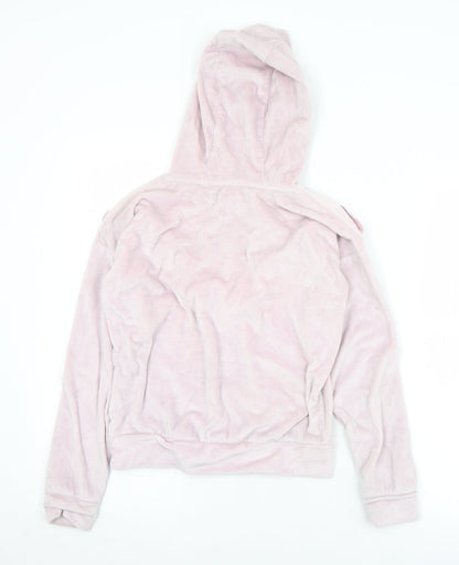 Matalan Girls Purple  Polyester Pullover Hoodie Size 10 Years