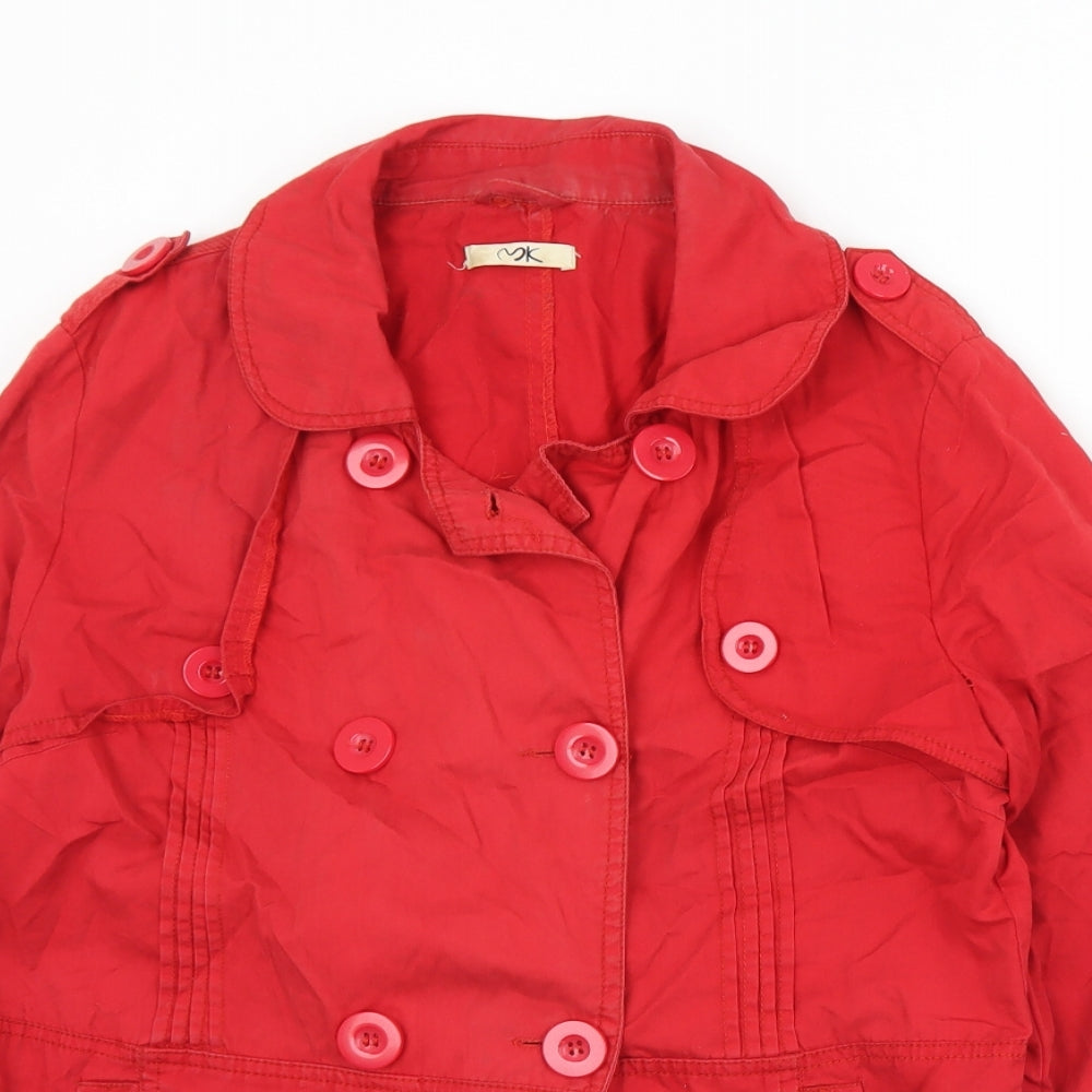 MK Womens Red   Jacket  Size 16  Button