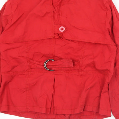 MK Womens Red   Jacket  Size 16  Button