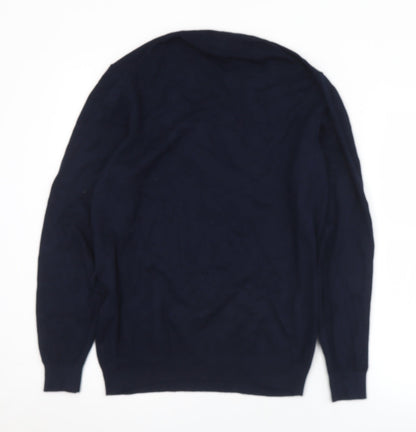 Womens UK Size M Zara Blue Pullover Jumper