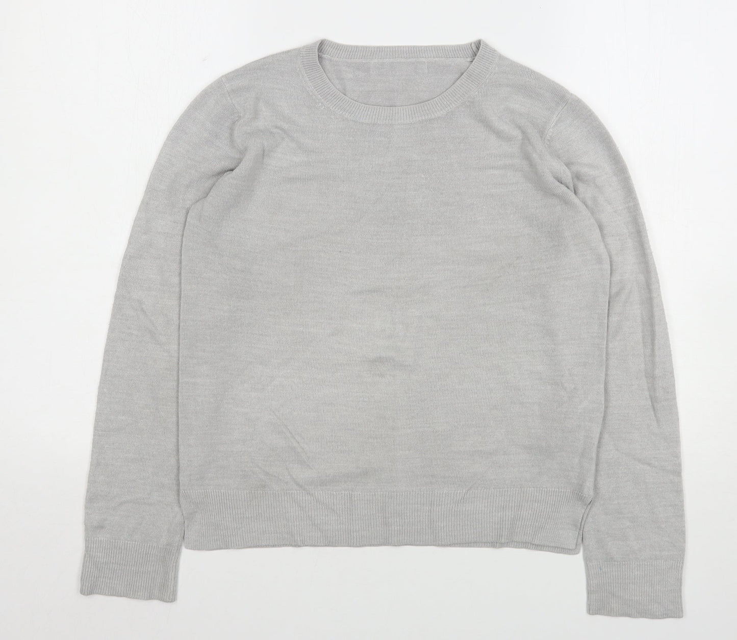 Womens UK Size 10 Marks and Spencer Grey Pullover Jumper