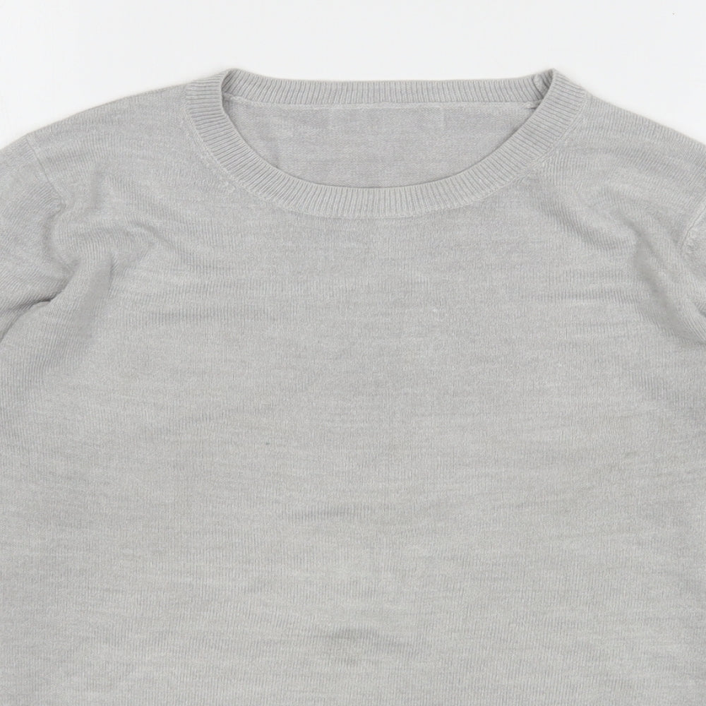 Womens UK Size 10 Marks and Spencer Grey Pullover Jumper
