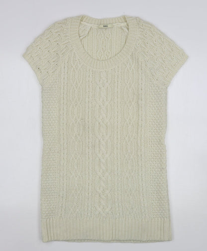Womens UK Size L Oasis Beige Pullover Jumper
