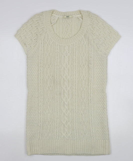 Womens UK Size L Oasis Beige Pullover Jumper