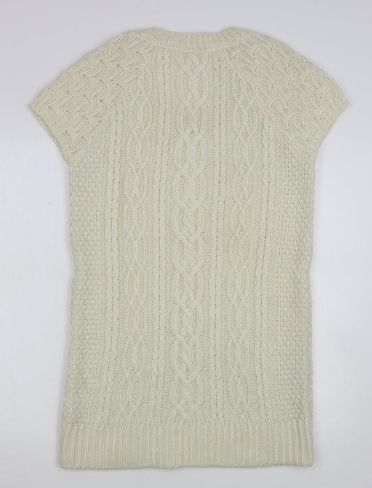 Womens UK Size L Oasis Beige Pullover Jumper