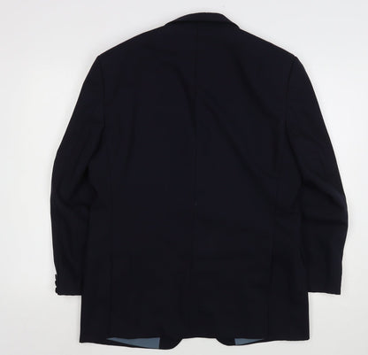 Mens UK Size 40 Marks and Spencer Regular Blue Suit Jacket
