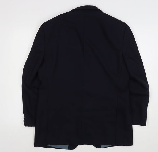 Mens UK Size 40 Marks and Spencer Regular Blue Suit Jacket