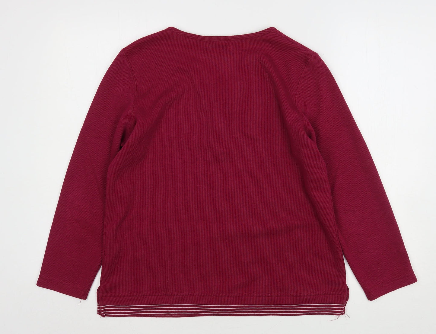 Womens UK Size S Bonmarché Purple Pullover Jumper