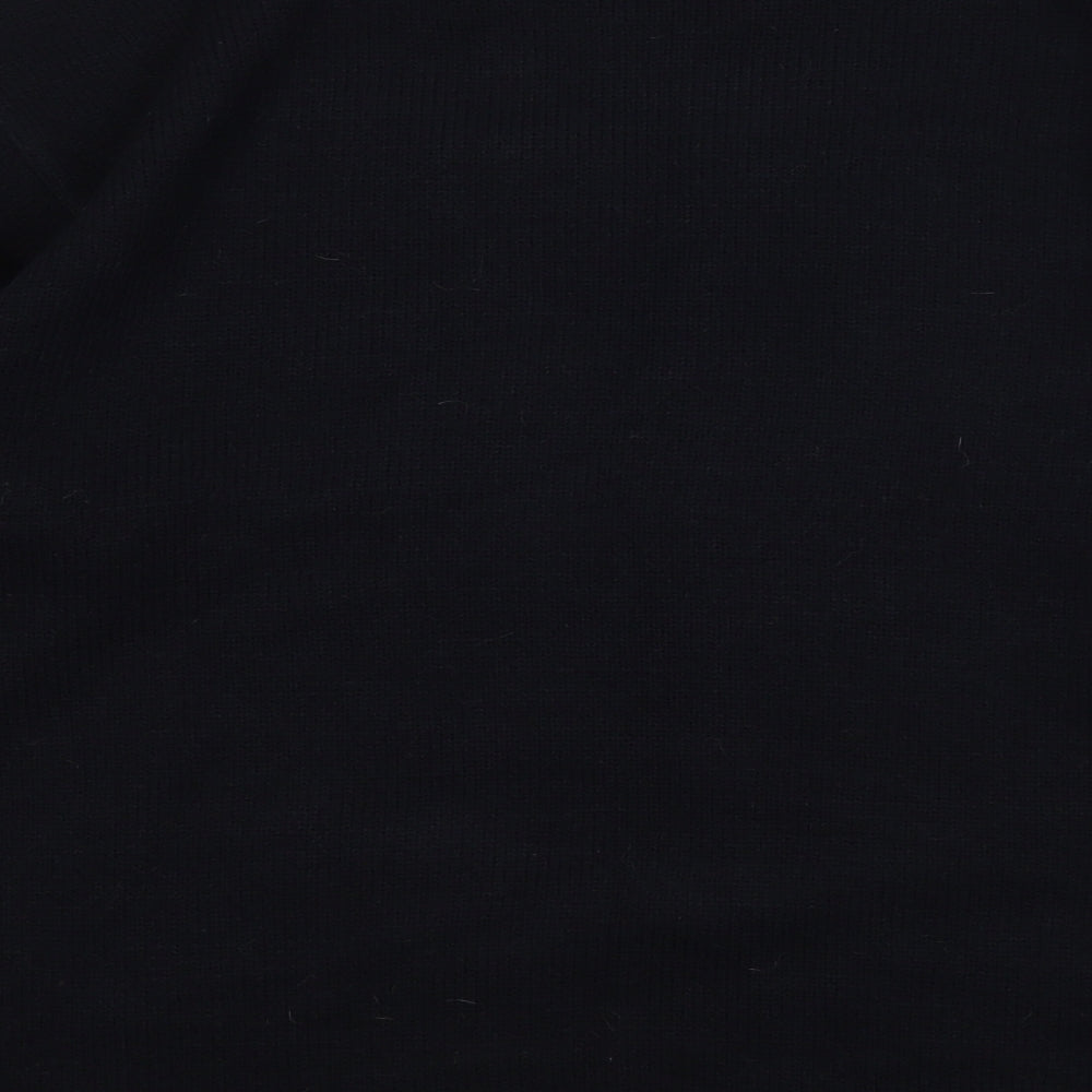 George Mens Blue Round Neck  Acrylic Pullover Jumper Size L