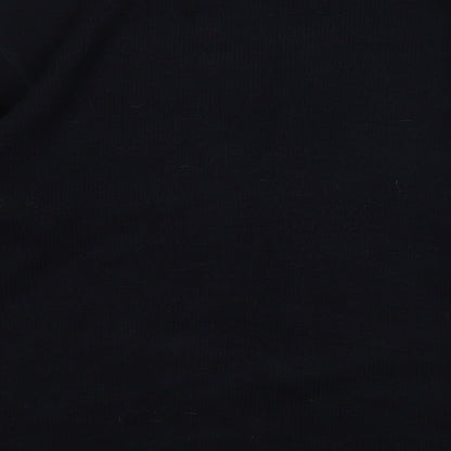 George Mens Blue Round Neck  Acrylic Pullover Jumper Size L