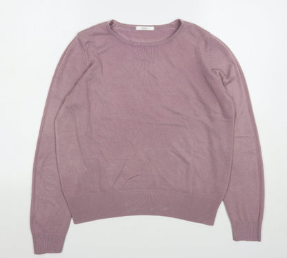 Womens UK Size 12 Marks and Spencer Pink Pullover Jumper