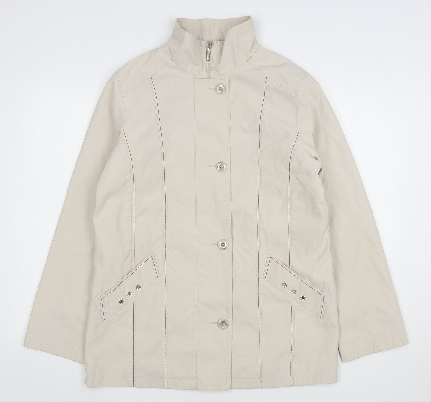 Womens UK Size 10 Klassik Beige Jacket