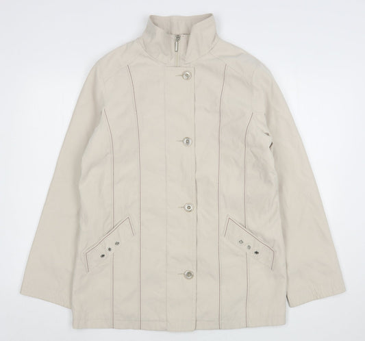 Womens UK Size 10 Klassik Beige Jacket