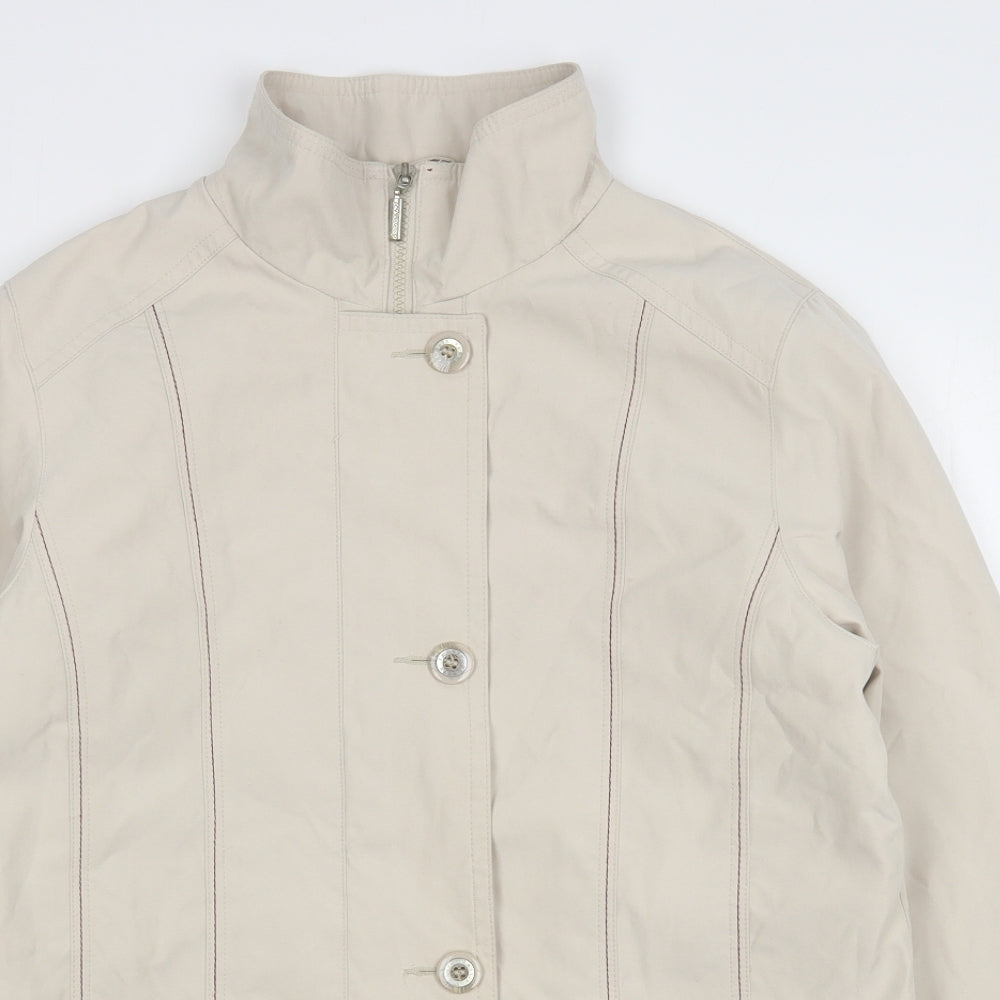 Womens UK Size 10 Klassik Beige Jacket