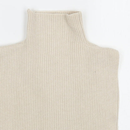 Primark Womens Beige High Neck  Polyester Cape Jumper One Size