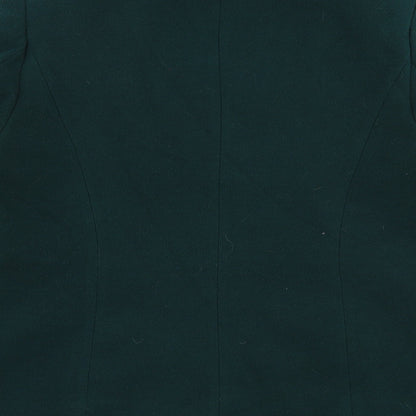 Marks and Spencer Womens Green   Overcoat Coat Size 14  Button