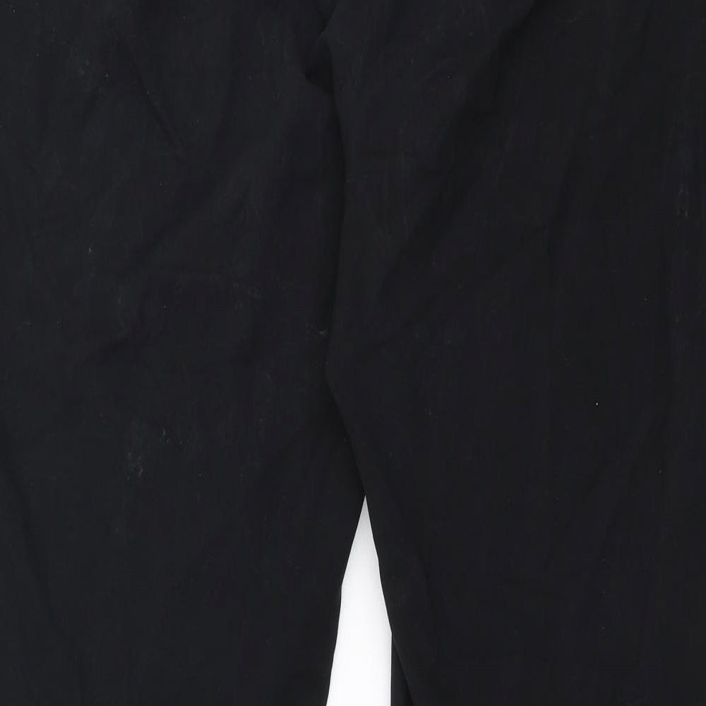 Womens UK Size 12 Marks and Spencer Regular Fit  Black Trousers